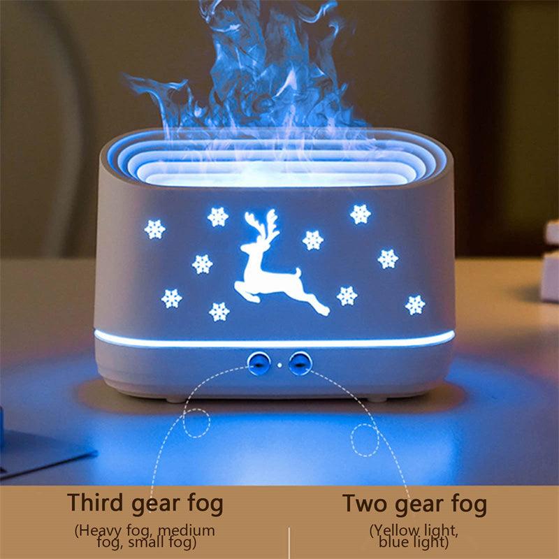 Elk Flame Humidifier Diffuser Mute Household - Crazyshopy