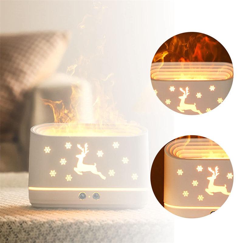 Elk Flame Humidifier Diffuser Mute Household - Crazyshopy