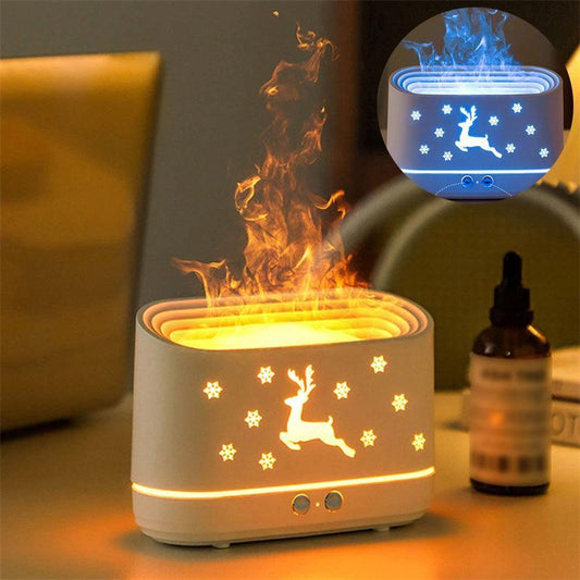 Elk Flame Humidifier Diffuser Mute Household - Crazyshopy