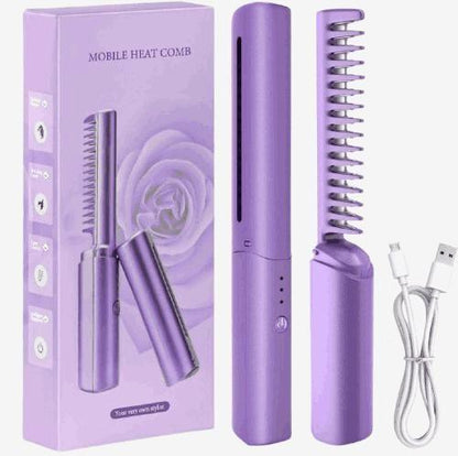 Cordless Hair Straightener | Meneflix Hair Styling Tool | Crazyshopy