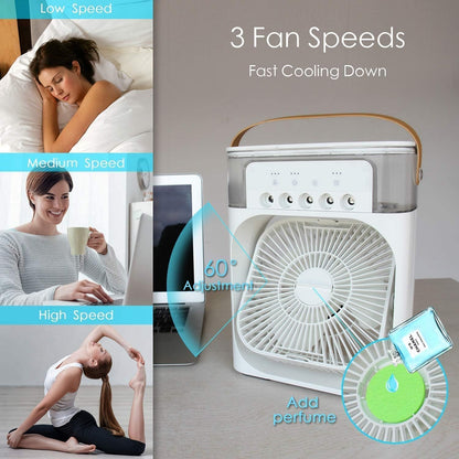 Portable Air Cooler Mist Fan Mini Cooler for Home - Crazyshopy