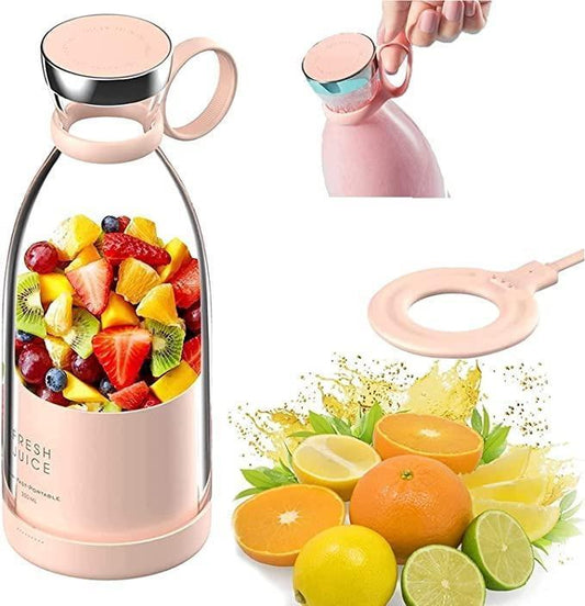 MIXEN Fresh Juice Portable Blender, 350ML Smoothie Blender Bottle, Grinder For Smoothie or Shakes, Baby Food, Personal Mixer, Mini Juicer Travel/School/Office/Workout/Travel Use - Crazyshopy