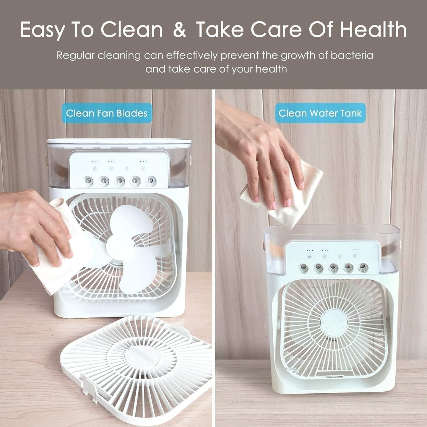 Portable Air Cooler Mist Fan Mini Cooler for Home - Crazyshopy