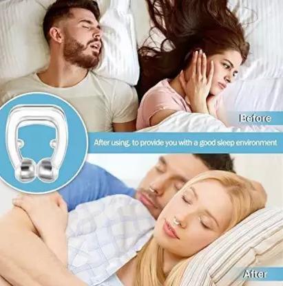 Anti Snoring Nose Clip Device for Men Women Nasal Strips Stops Snoring Stopper Anti-snoring Device (Nose Clip) - Crazyshopy